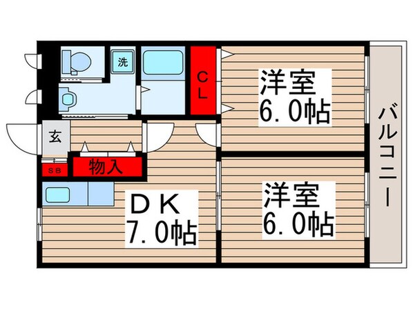 Ｋ＆Ｋ細田の物件間取画像